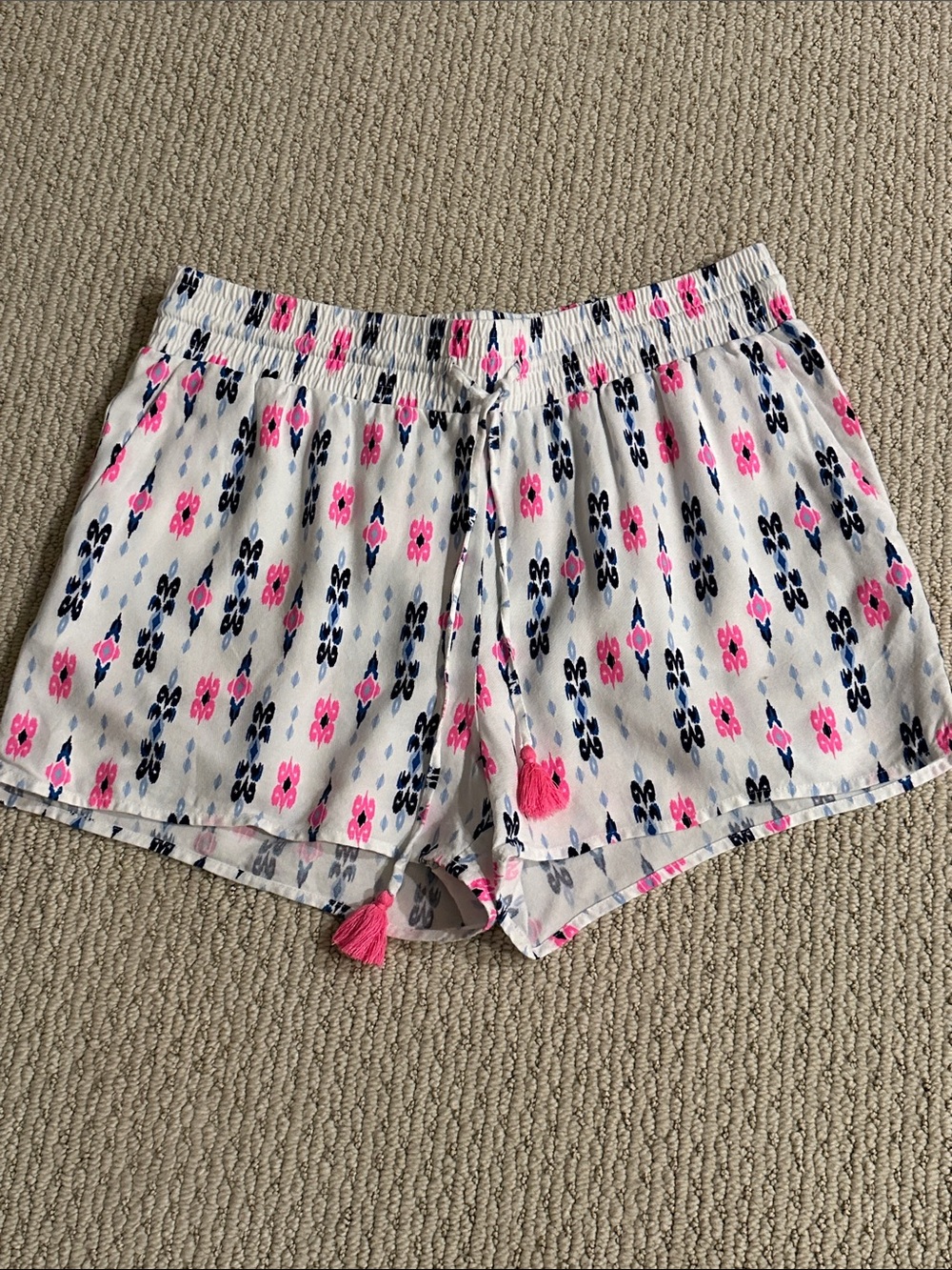 Southern Tide block print shorts